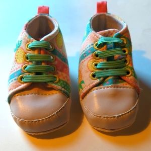 Duck Duck Goose Baby Shoes Sunshine Pineapple Size 3-6 Month